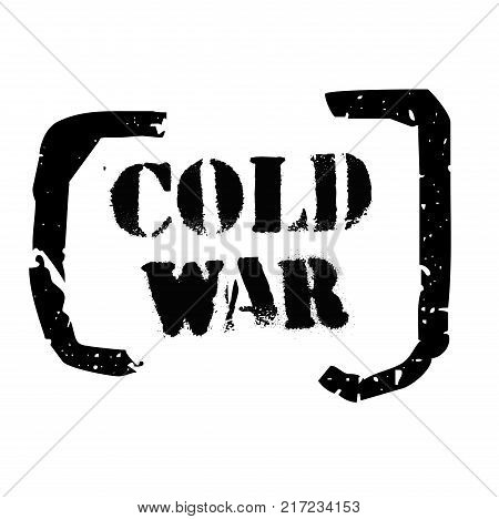 Cold War. Typographic stamp visualisation concept Original series.
