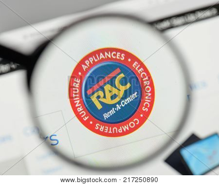 Milan Italy - November 1 2017: Rbc Logo On The Website Homepage.