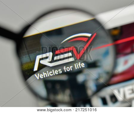 Milan, Italy - November 1, 2017: Rbc Logo On The Website Homepage.
