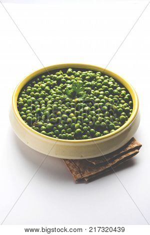 Spicy fried Green Peas pod or chatpata matar falli
