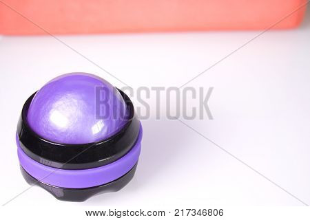 Lilac rollon ball for relaxing body massage