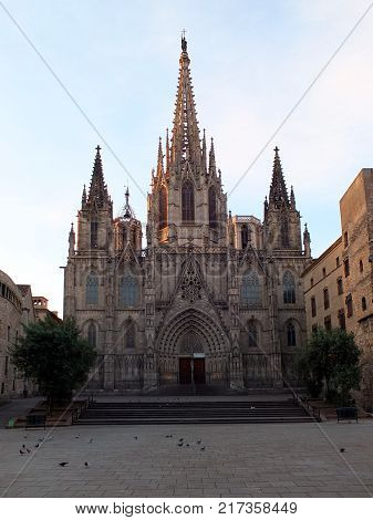 Cathedral of the Holy Cross and Saint Eulalia, Barcelona.