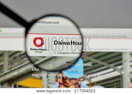 Milan, Italy - August 10, 2017: Daiwa House Industry Logo On The Website Homepage.