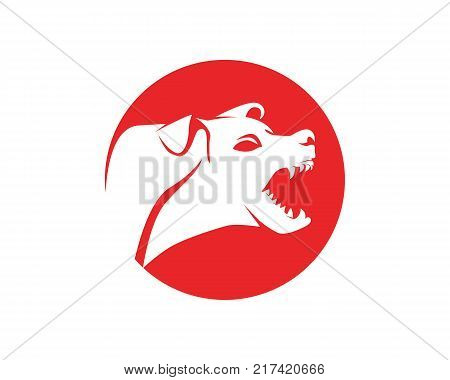 Dog Animals Logo Pets Shop Template Icons App