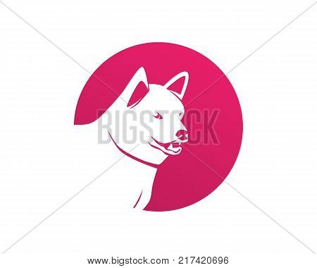 Dog Animals Logo Pets Shop Template Icons App