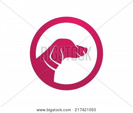 Dog Animals Logo Pets Shop Template Icons App