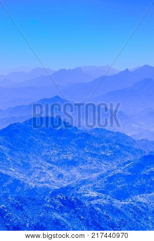 Al Hada Mountain in Taif City, Saudi Arabia with Beautiful View of Mountains