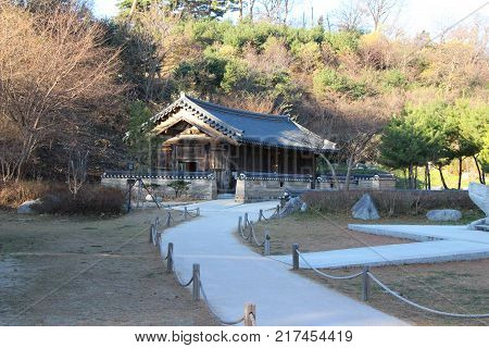 Naksansa temple with toilet in south korea