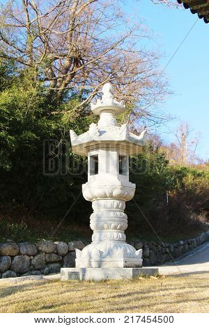 Naksansa temple with nature in South Korea