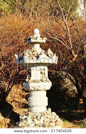 Naksansa temple with nature in South Korea