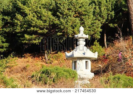 Naksansa temple with nature in South Korea