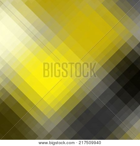 Blurred background. Geometric abstract pattern in low poly style. Effect of a glass.