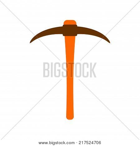 Pickaxe isolated. tool miner on white background. Vector illustration