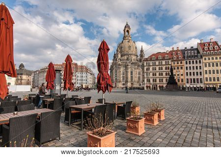 Church of our Lady in Dresden in Saxonia in Germany