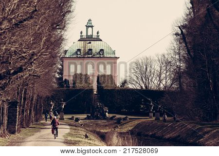 Castle Moritzburg near Dresden in Saxonia in Germany