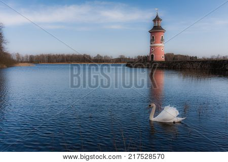 Castle Moritzburg near Dresden in Saxonia in Germany