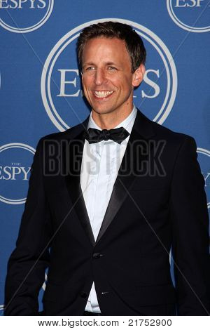 LOS ANGELES - 13 de julho: Seth Meyers na sala de imprensa do 2011 ESPY Awards, no Nokia Theatre em LA 