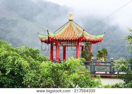 Genting Highlands, Malaysia - November 2, 2017: Chin Swee Caves Temple