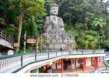 Genting Highlands, Malaysia - November 2, 2017: Chin Swee Caves Temple