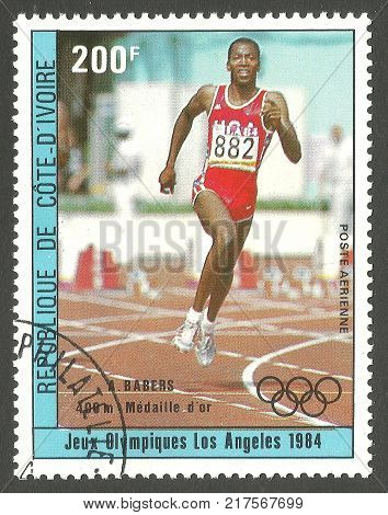 Athletes winners at the Los Angeles Olympic Game
