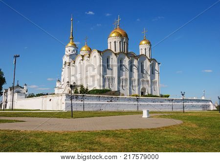 view of the assumption Cathedral in Vladimir. The Golden ring of Russia