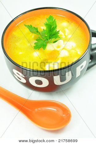 Soupe au poulet