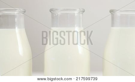 Dairy products. Calcium , vitamin D and amino acids concept. Fitness lifestyle