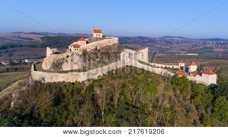 Rupea fortress Brasov county Romania. Medieval saxon landmark of Transylvania