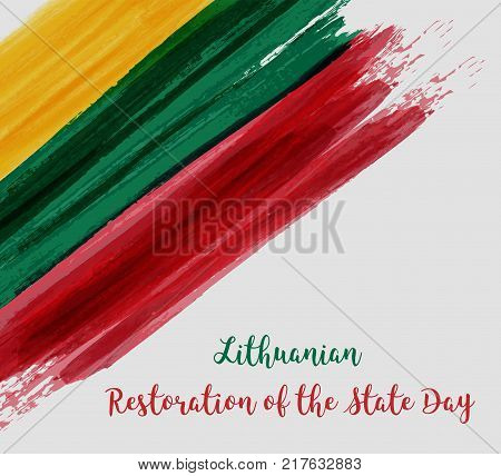 Lithuanian Restoration Of The State Day