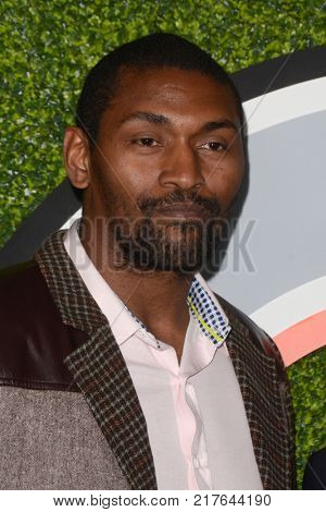 LOS ANGELES - DEC 7:  Metta World Peace, Ron Artest at the 2017 GQ Men of the Year at the Chateau Marmont on December 7, 2017 in West Hollywood, CA