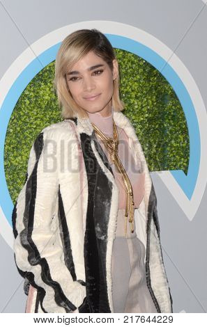 LOS ANGELES - DEC 7:  Sofia Boutella at the 2017 GQ Men of the Year at the Chateau Marmont on December 7, 2017 in West Hollywood, CA