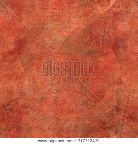 An abstract seamless pattern made up of sheets of old paper with faded handwritten texts, a vintage collage repeat print