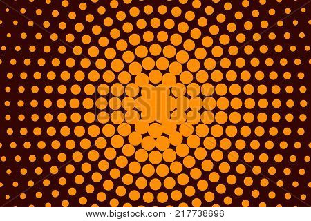 Background with halftone. Concept of technology. Backdropl with dots. Vector illustration