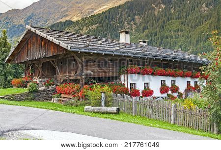 Mountain Landscape In Alps