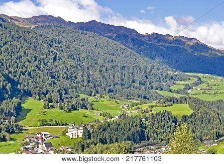 Mountain Landscape In Alps