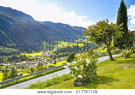 Mountain Landscape In Alps