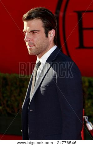 LOS ANGELES - JUL 15: Zachary Quinto na 2009 ESPY Awards konala v Nokia Theatre v Los Angele