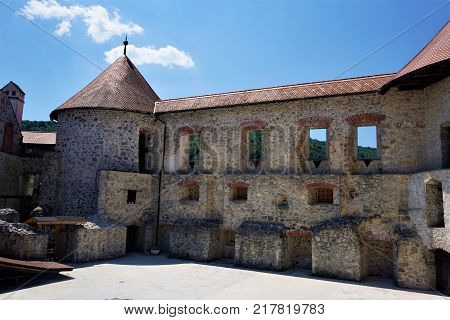 The ruin of castle Zuzemberk in Slovenia