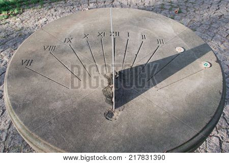 Bitcoin lie on a sundial, interesting concept