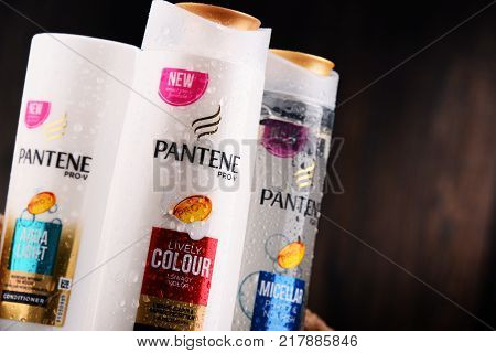 Containers Of Pantene Products