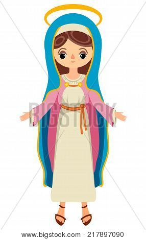 Virgin Mary Holy Vector Photo Free Trial Bigstock
