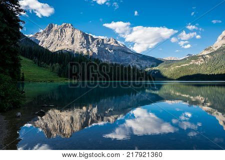Emerald Lake in Yoho National Park BC