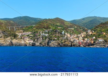 Evening Alcamo Town And Sea Bay, Sicily, Italy