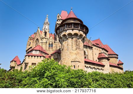 Burg Kreuzenstein is a castle near Leobendorf in Lower Austria Austria.