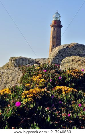 Faro Cabo Vilano is located in the town hall of Camari