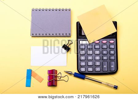 Moneybox With Pig Face Near Organizer And Pen.