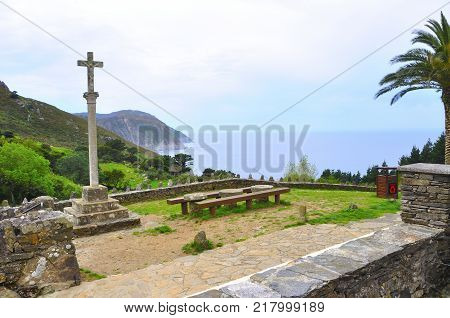 church of San Andres of teixido galicia  spain