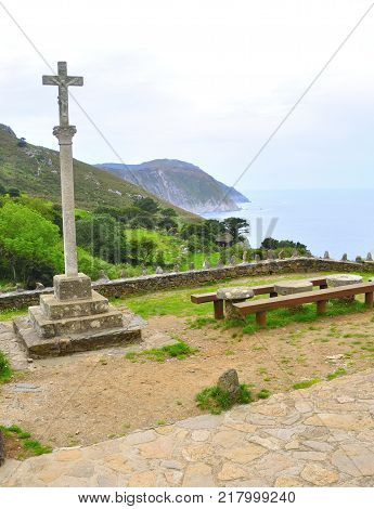 church of San Andres of teixido galicia  spain