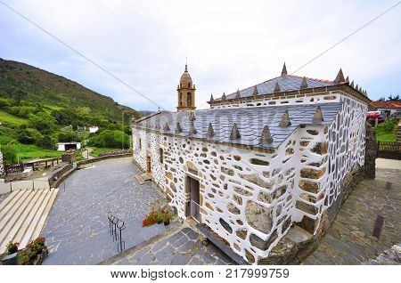 church of San Andres of teixido galicia  spain
