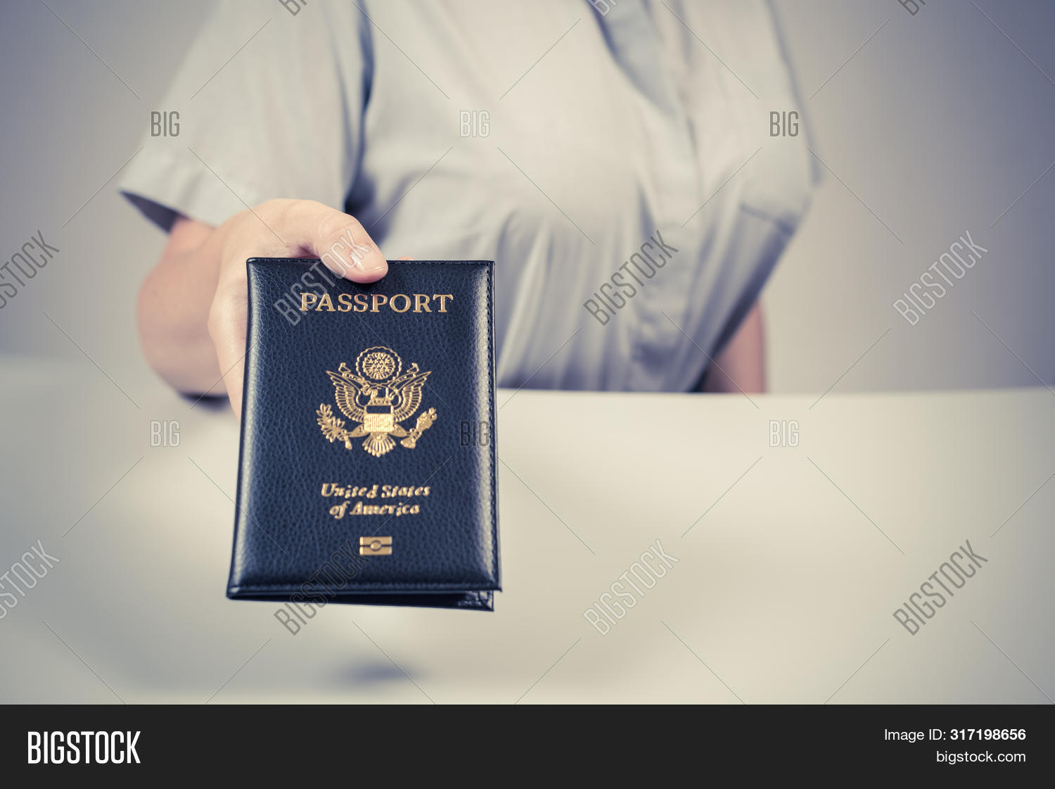 Immigration Passport Image Photo Free Trial Bigstock
